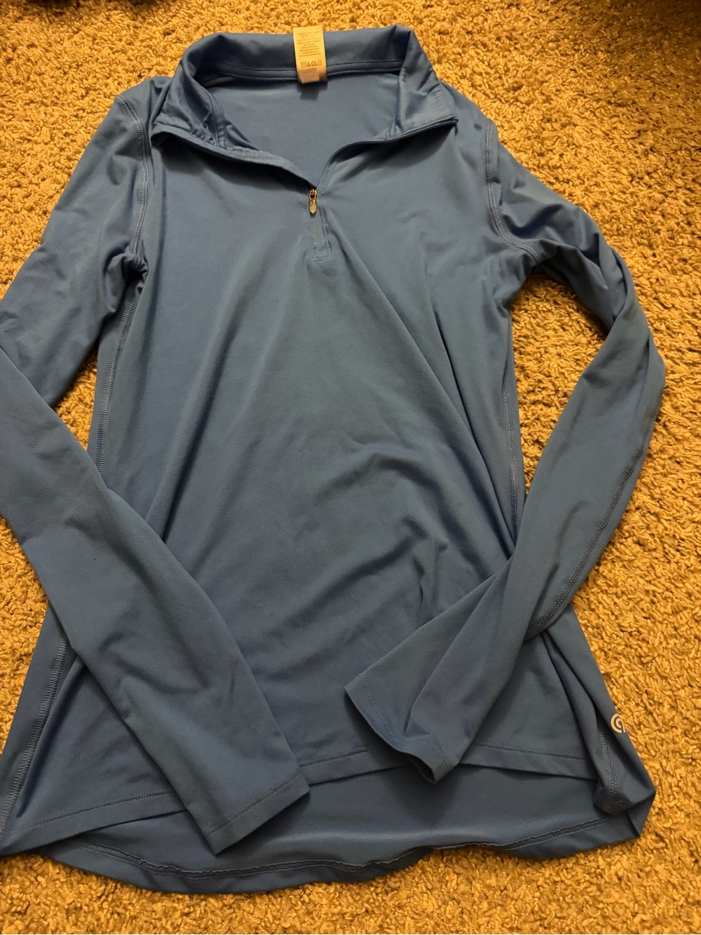 Champion Blue Half-Zip Performance Pullover